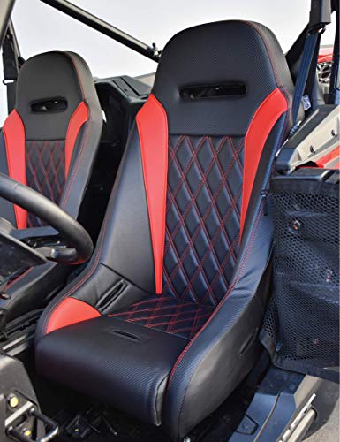Talon 1000 Suspension Seats (Pair) (Apex, Red)