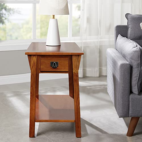 Leick Home SINCE 1914 Mission 60 inch TV Stand & Favorite Finds Mission, 48 in x 16 in x 30 in (D x W x H), Medium Oak