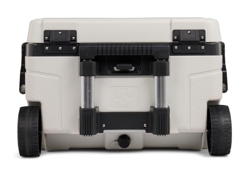Igloo Trailmate 52Qt Wheeled Cooler, Insulated Hard Shell Ice Chest, Carbonite