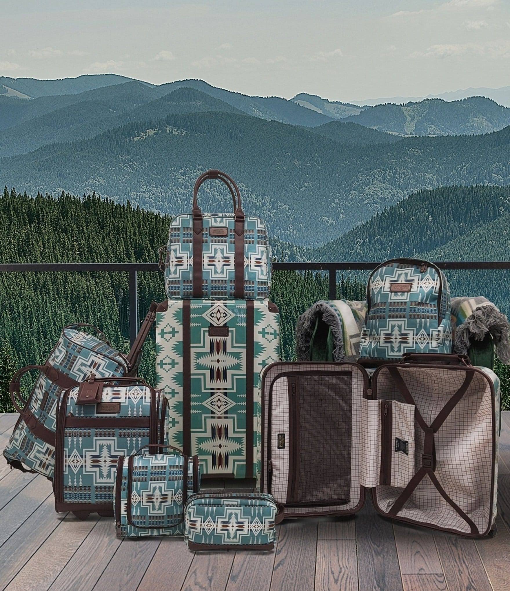 Pendleton Harding Aqua Carry-On Spinner - Harding Aqua