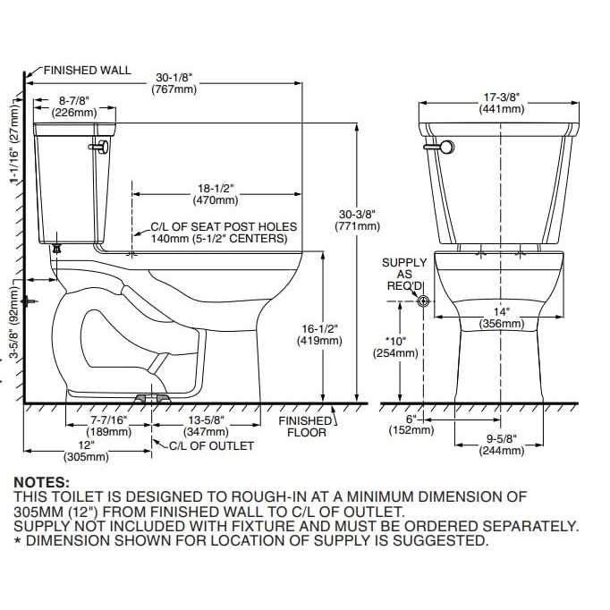 American Standard Cadet Pro Toilet Tank