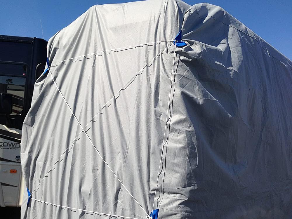 CarsCover Waterproof Class B RV High Top Conversion Van Cover Fit up to 26ft (322 inch) Sprinter, Minibus, Winnebago Era, Roadtrek, Airstream Interstate, Great West, Leisure Travel, Pleasure-Way