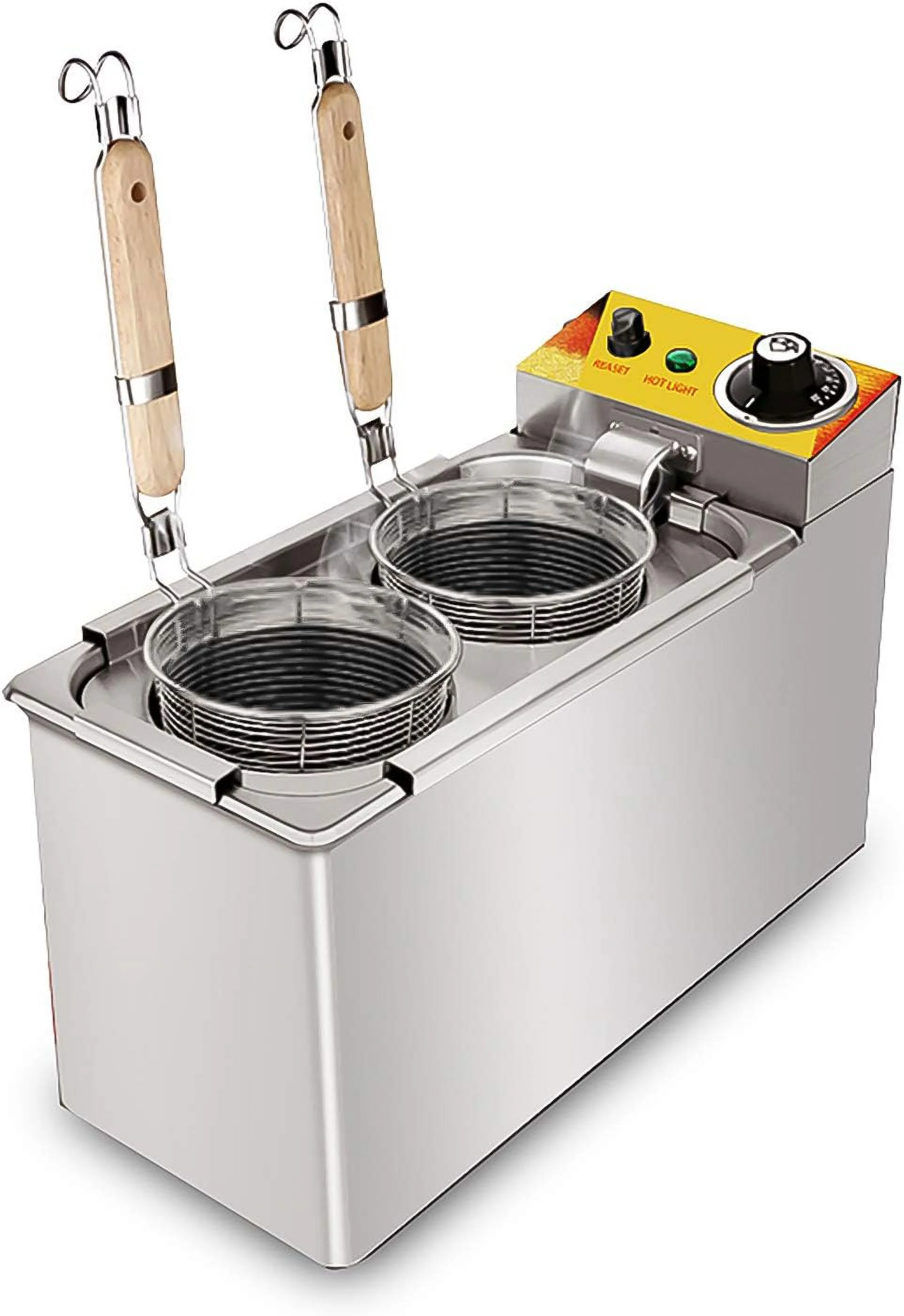 Electric Pasta Cooker | Noodle Machine | Hot For Pasta And Noodles | Stainless Steel | 2KW | 110V (2 s)