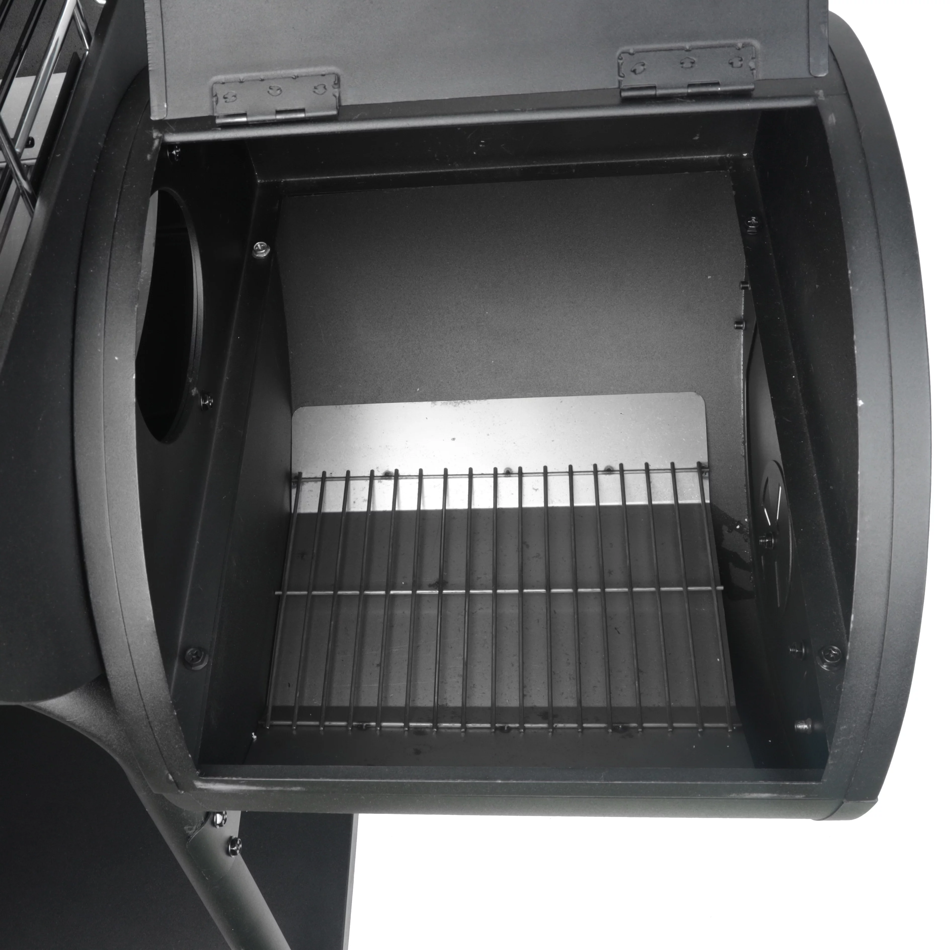 Expert Grill 28" Offset Steel Charcoal Smoker Grill with Side Firebox, Black