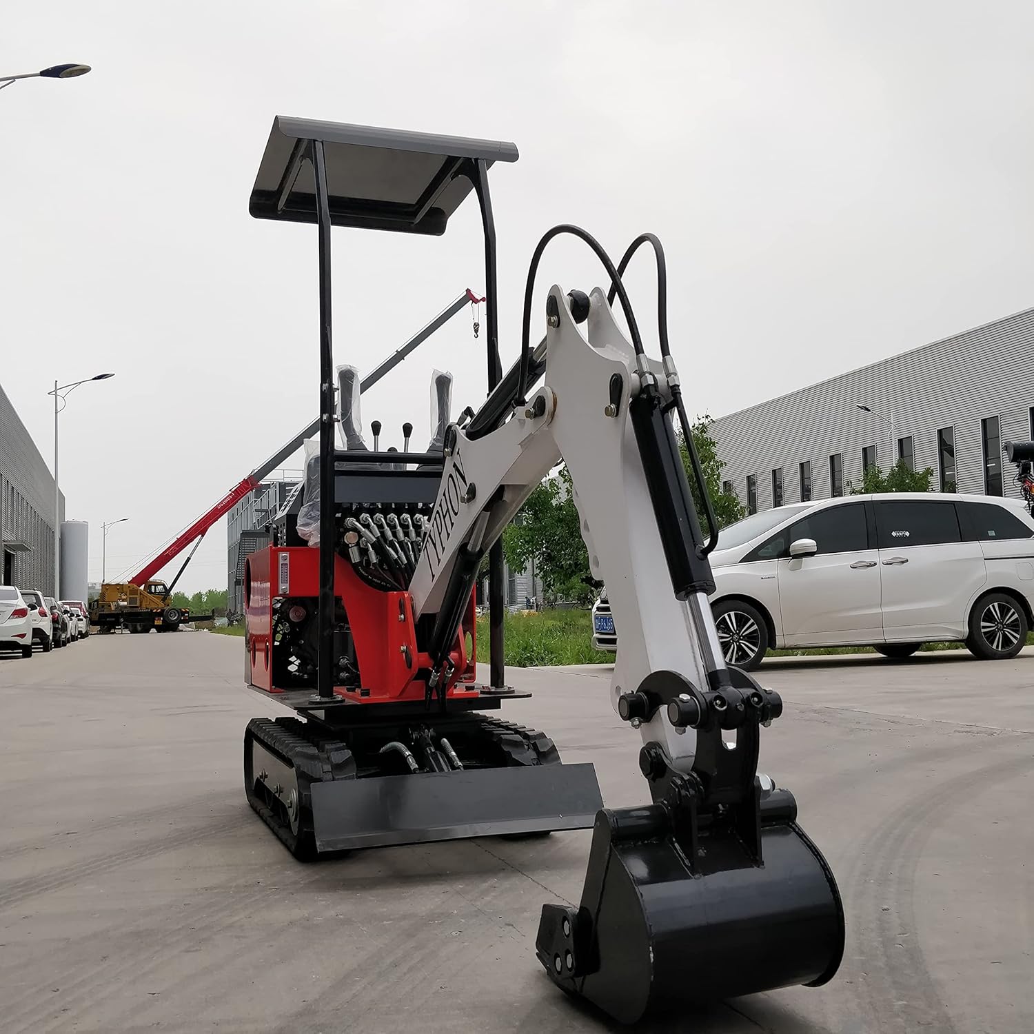 TYPHON Terror VIII Mini Excavator – Nimble Trench Digger Machine for Garden, Farms, Parks, Roads – Ideal for Digging, Drilling, Bull-Dozing