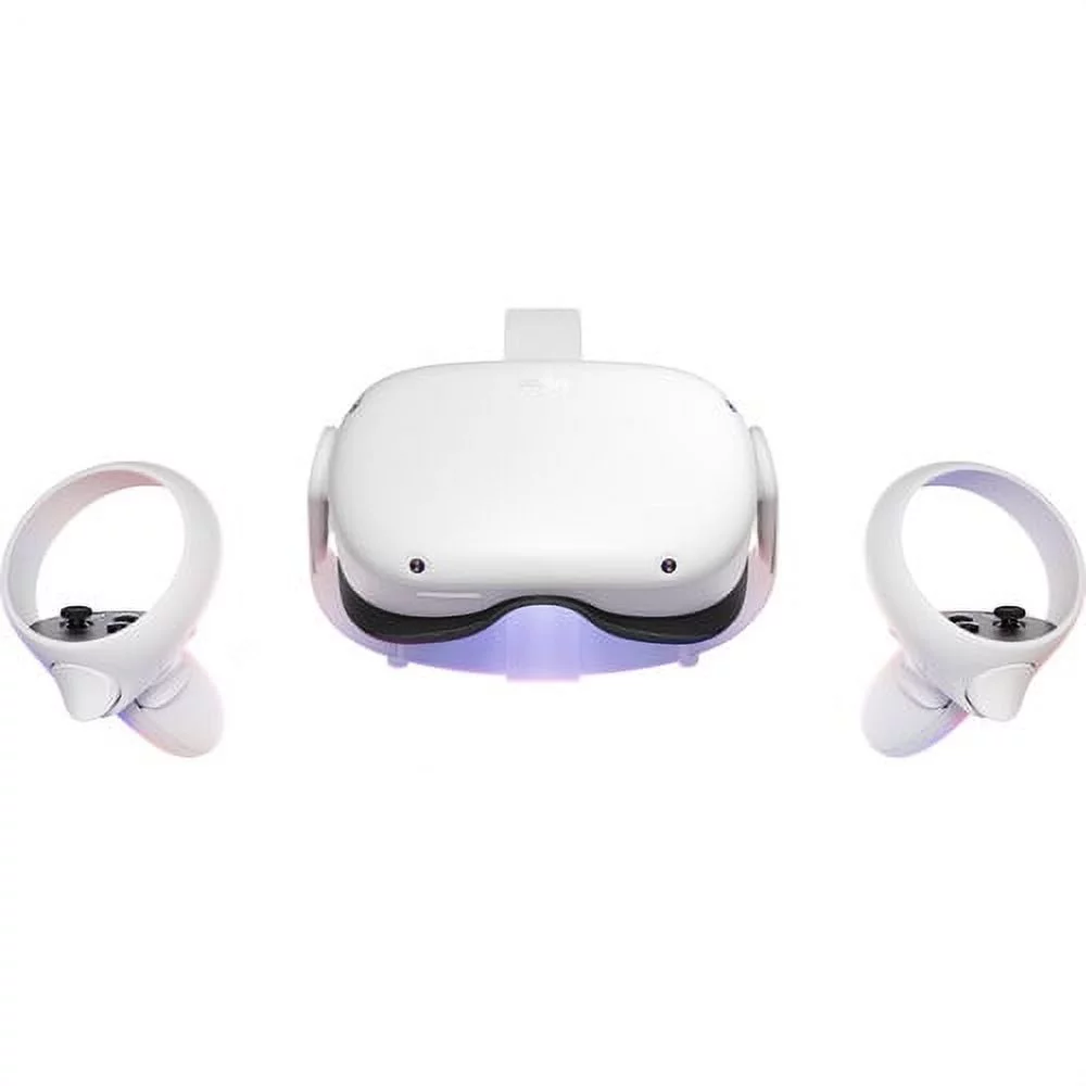 Oculus Quest 2 Advanced VR Headset 128GB Bundle with Batteries and Cleaning Kit