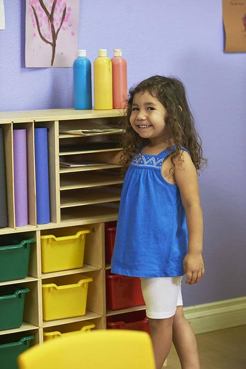 Ecr4kids Multi-Section Storage Cabinet with 15 Bins