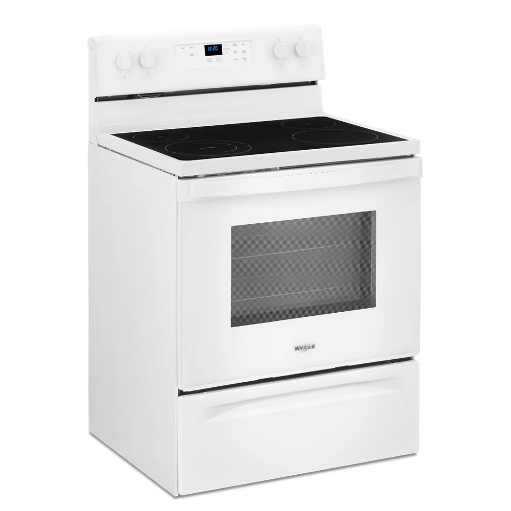 Whirlpool Wfe320m0j 30" Wide 5.3 Cu. Ft. Free Standing In Electric Range - White