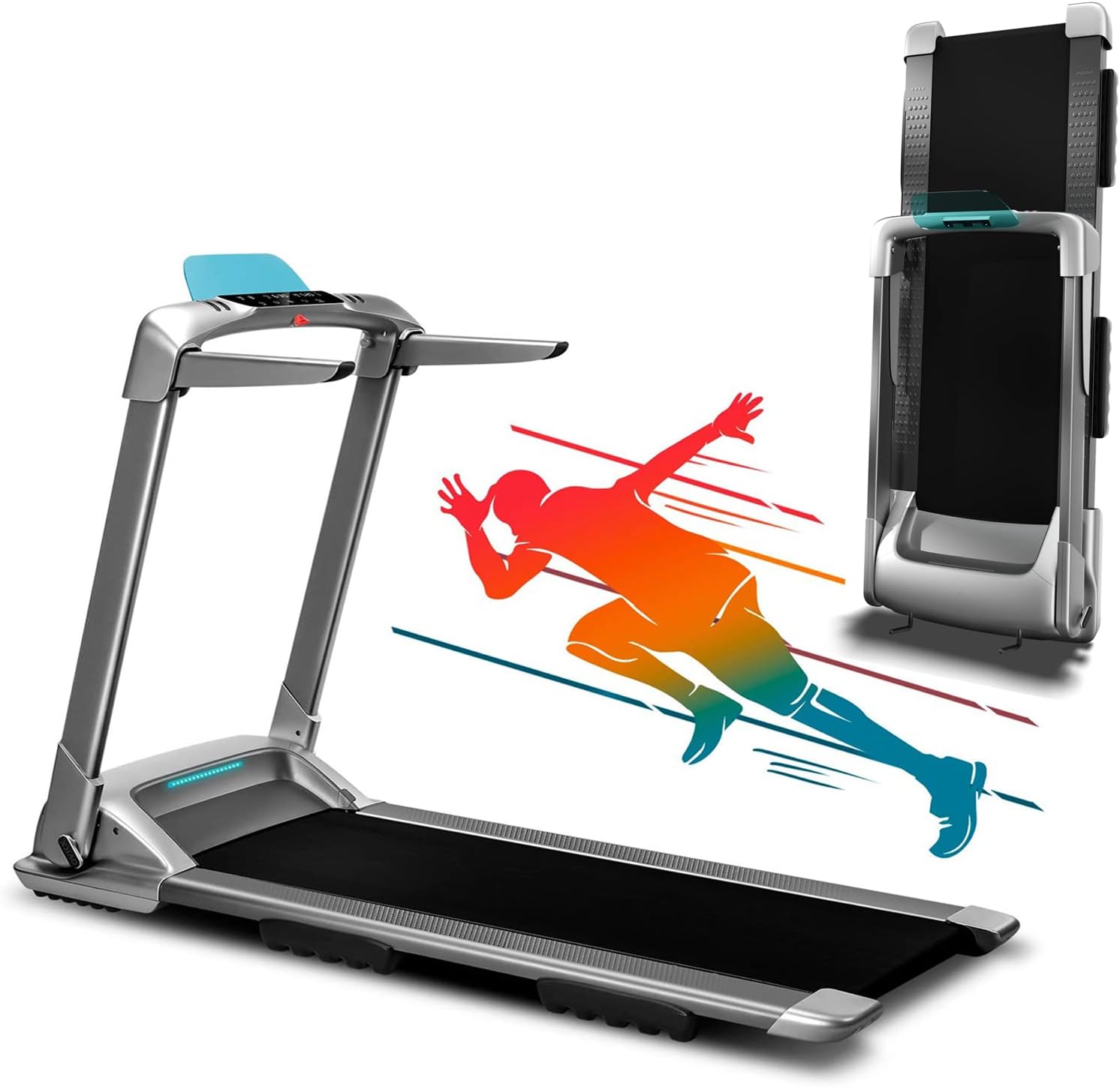 OVICX Folding Treadmill for Home Foldable Treadmill Compact Treadmill