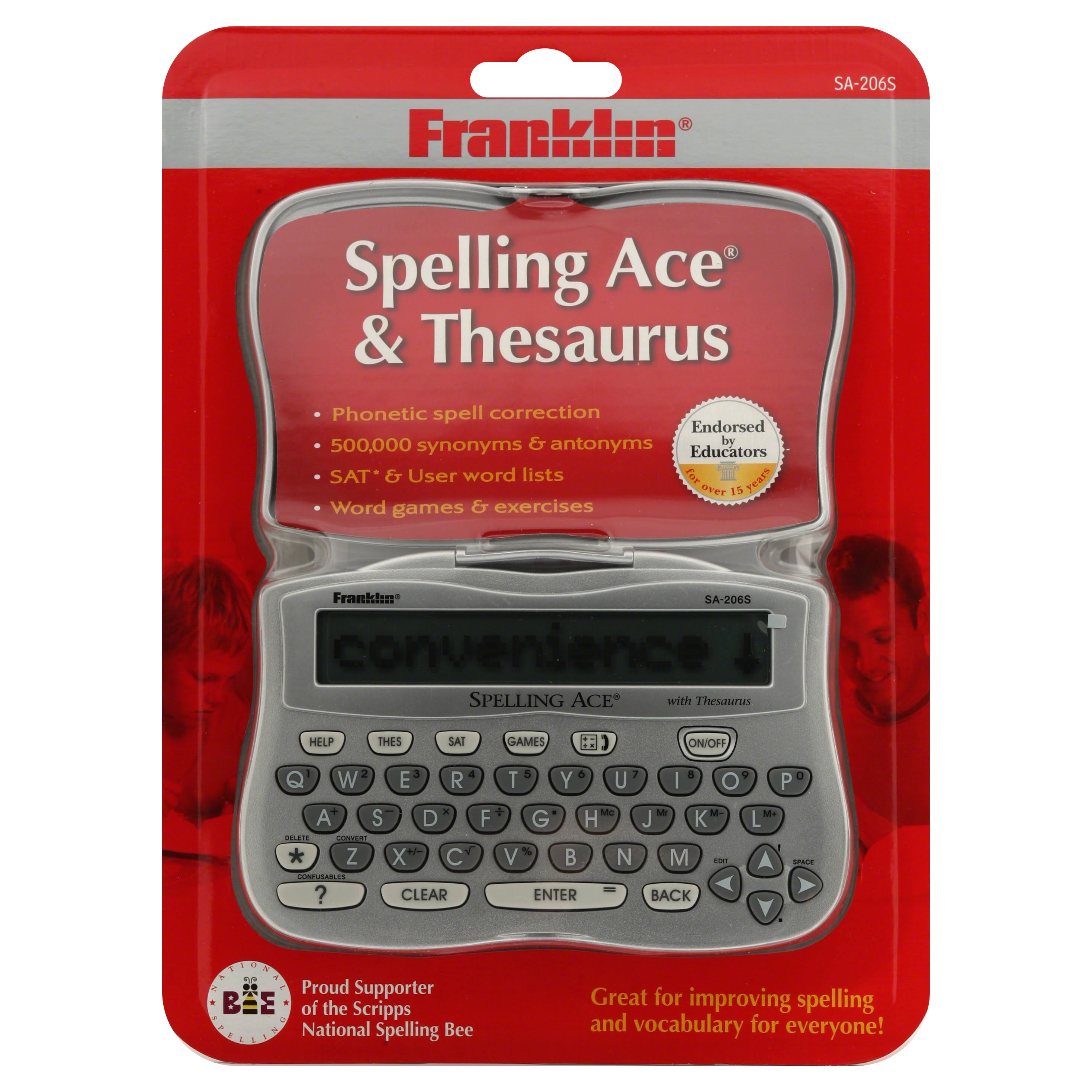 Franklin Spelling Ace u0026 Thesaurus sa-206