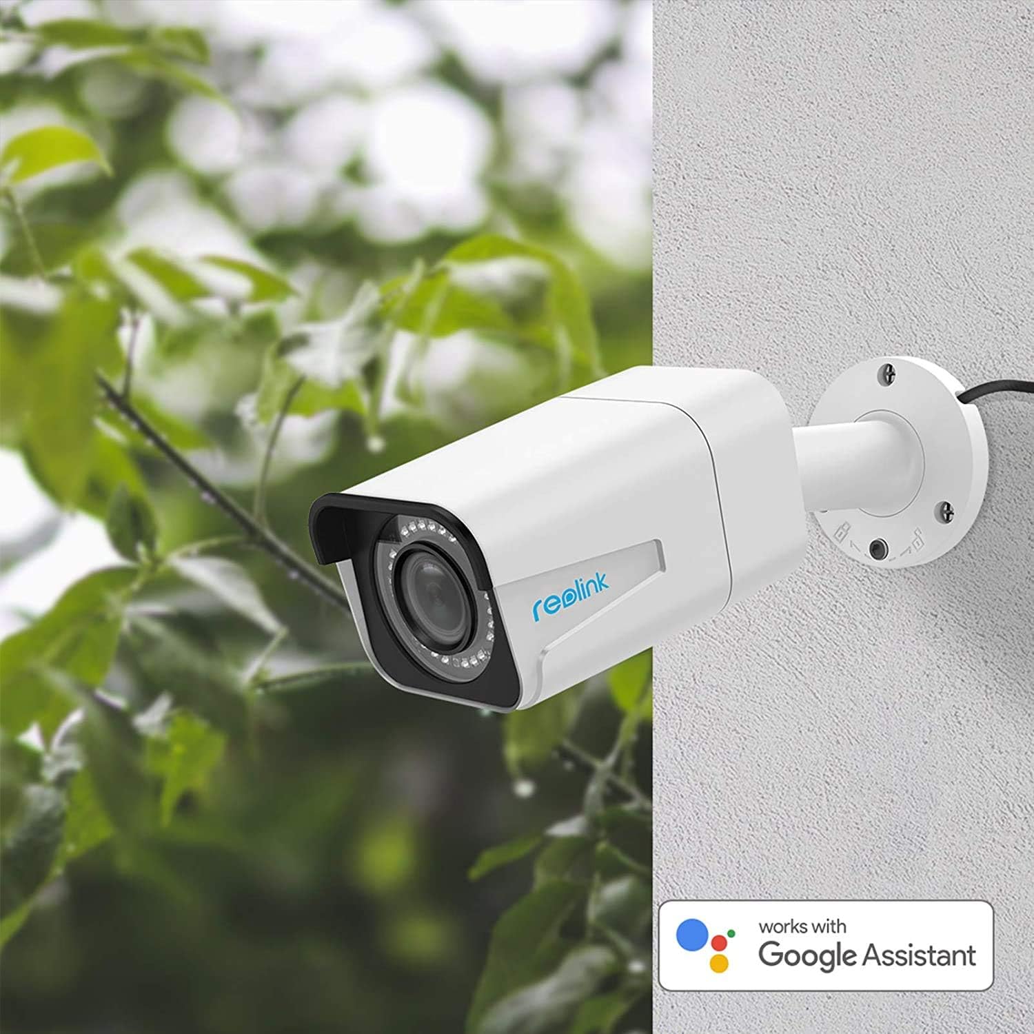 REOLINK PoE Camera 4X Optical Zoom, Auto-Focus Outdoor Indoor Video Surveillance, 5MP Super HD, Work with Smart Home, IP Security IR Night Vision, Remote Access via Phone App, RLC-511 (Pack of 1)