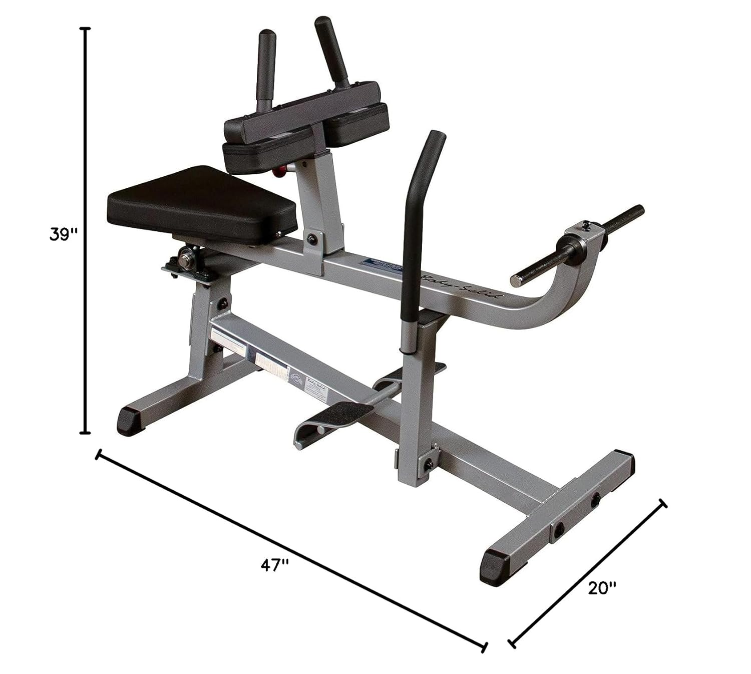 Body-Solid (GSCR349) Seated Calf Raise Exercise Machine for Strength Training, Home Gym Equipment