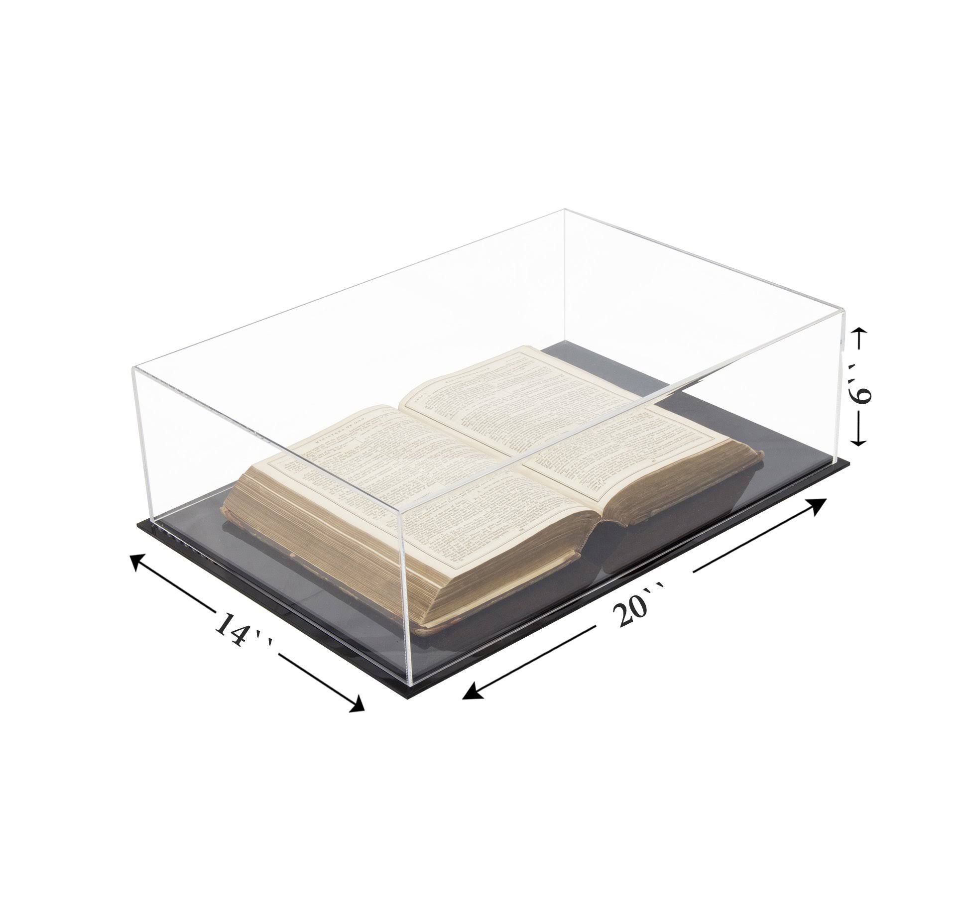 Deluxe Clear Acrylic Book Display Case (A029-B)