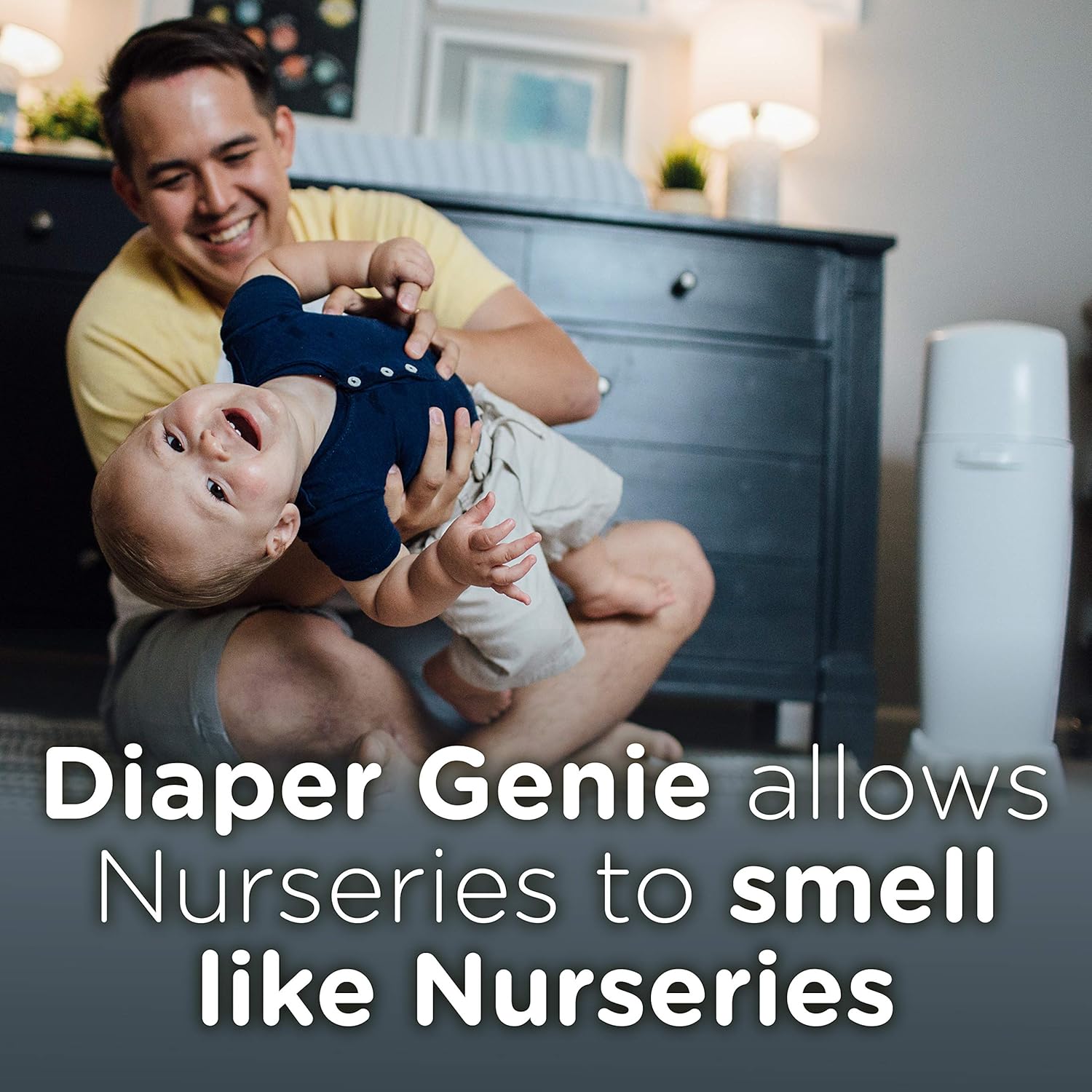 Playtex Diaper Genie Baby Registry Set, Includes 1 Diaper Genie Complete Diaper Pail, 8 Diaper Genie Clean Laundry Scent Refills and 8 Diaper Genie Carbon Filters For Odor Control