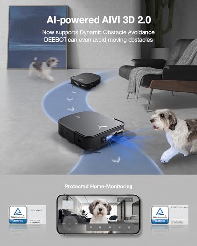ECOVACS DEEBOT N10 Plus Robot Vacuum and Mop Combo with Auto-Empty Station, Hands-Free Cleaning for 60 Days, 3800Pa Suction, 330mins Max Run-time, Precision Mapping with Lidar & dToF Sensors, White