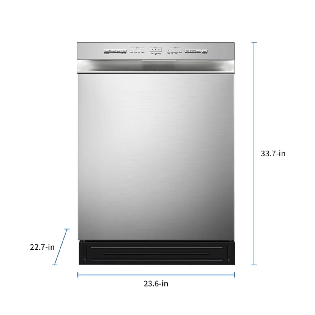 Midea 52 dBA 24" Built-In Dishwasher with Extended Dry