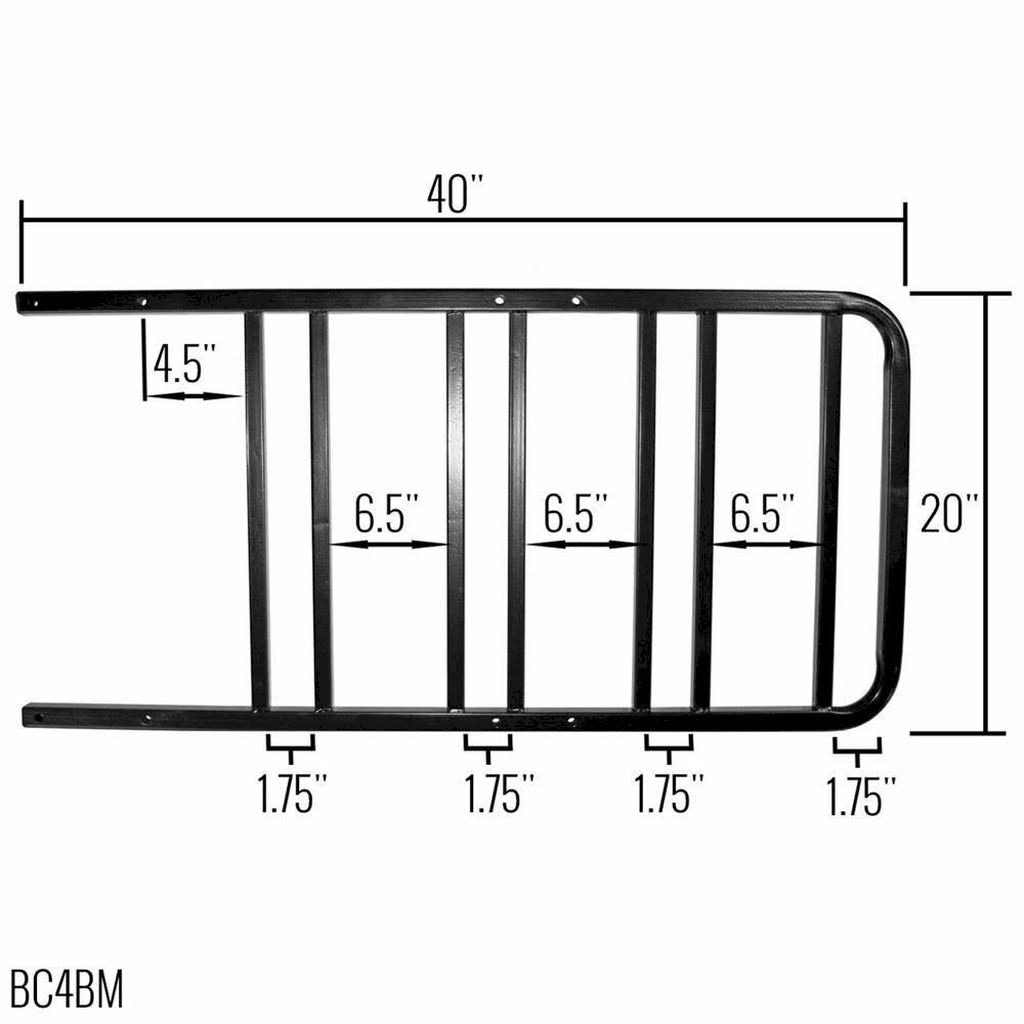 RV or Camper Trailer Bumper Bike Rack for 1-4 Bicycles