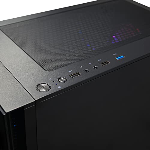 Gaming PC Desktop Tower - Intel i7 Quad Core Processor Upto 4.0GHz - 32GB DDR4 RAM 1TB SSD - AMD Radeon RX 580 8GB GDDR6 - RGB Keyboard Mouse - WiFi Ready - Windows 10 Pro