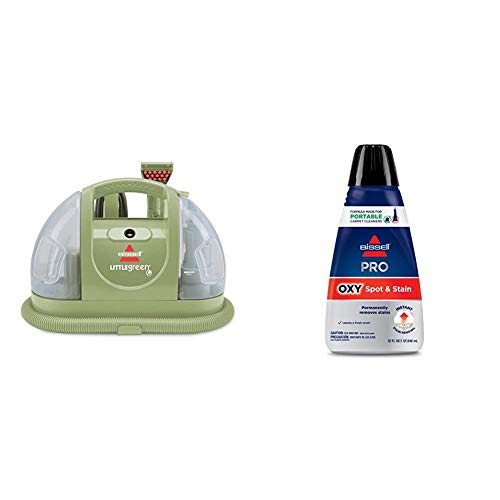 Bissell Little Green Pet Deluxe Portable Carpet Cleaner and Car/Auto Detailer, 3353, Gray/Blue