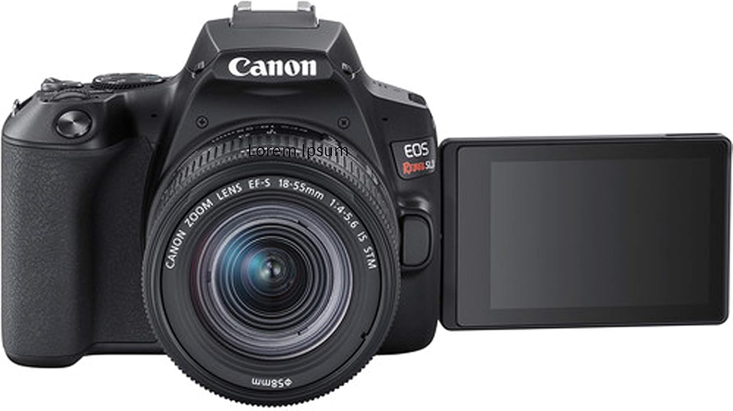 Canon EOS Rebel SL3 DSLR Camera w/EF-S 18-55mm F/4-5.6 STM Zoom Lens + 55-250mm f/4-5.6 is STM Lens + 420-800mm Super Telephoto Lens + 64GB Memory, Case, Tripod, Flash, Remote (38pc Bundle) (Renewed)