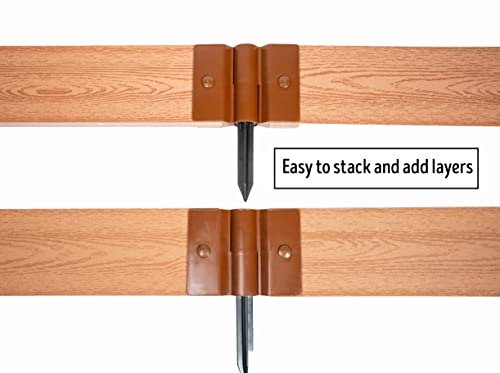 WEATHERED WOOD 2' X 8' X 11" RAISED GARDEN BED - 1" PROFILE
