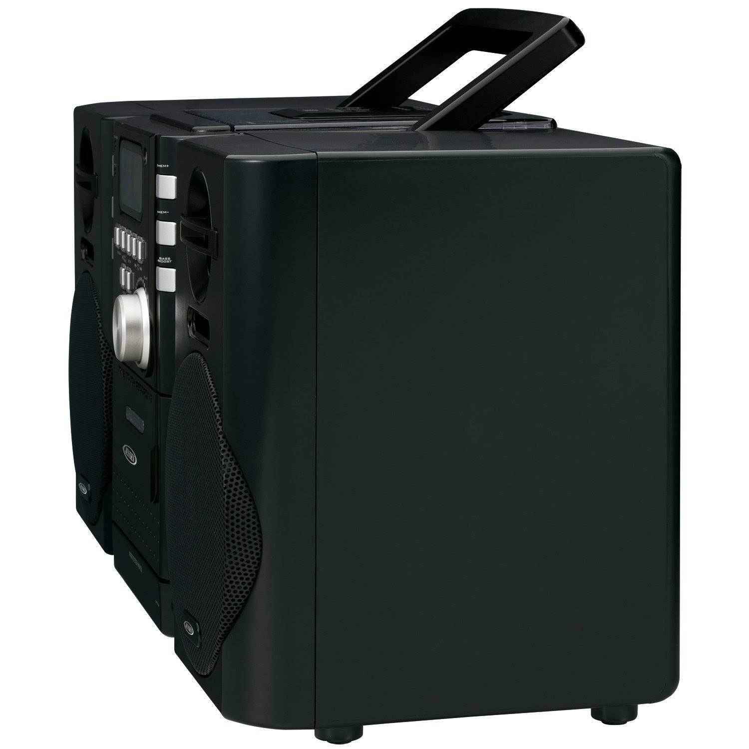 Jensen Portable CD Music System with Cassette u0026 FM Stereo Cd-725