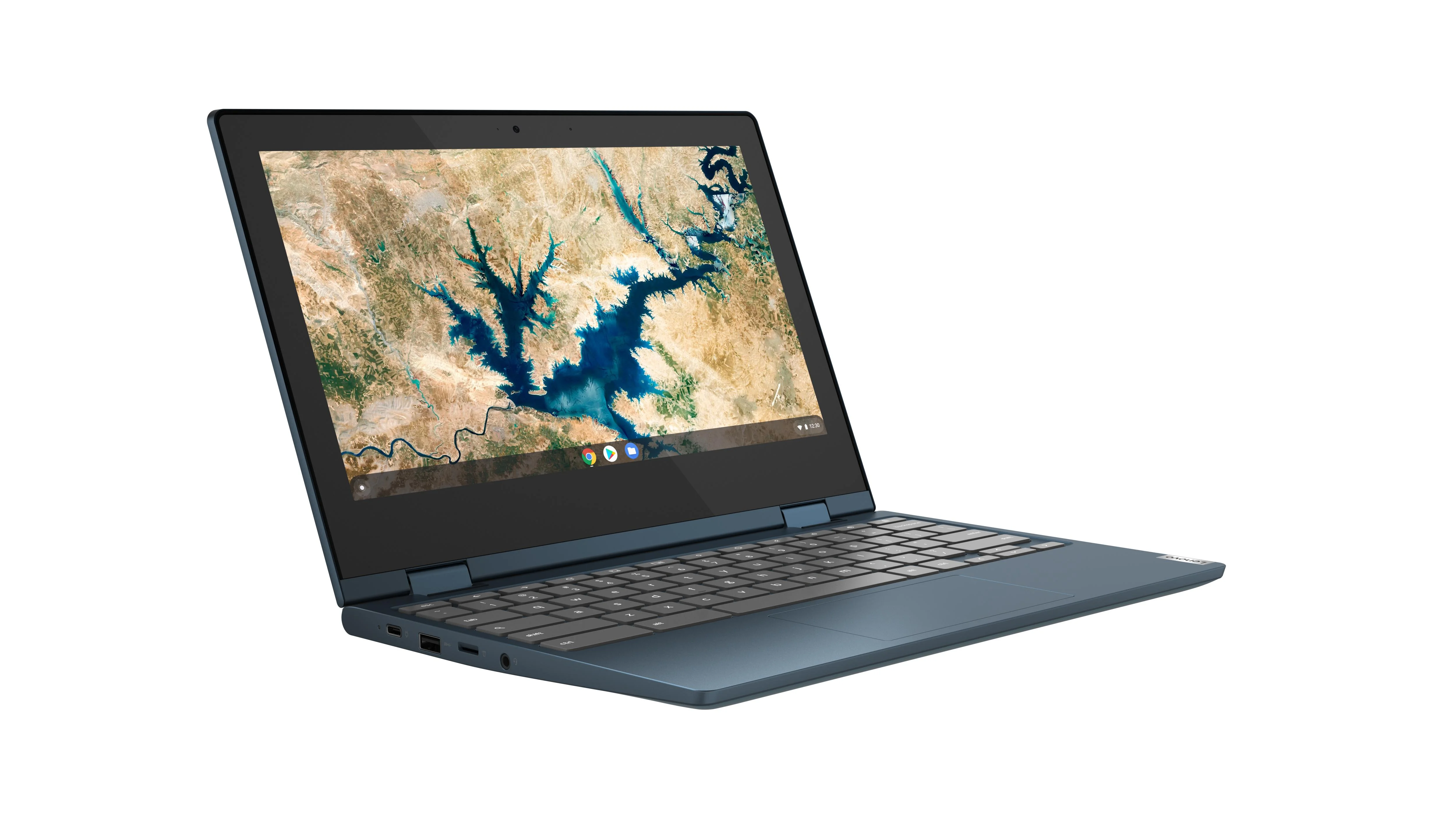 Lenovo Ideapad Flex 3 Chromebook - 11.6" Touchscreen 2-in-1 - Intel Celeron N4020 - 4GB - 32GB eMMC - Abyss Blue - Chrome OS - 82BB0009US