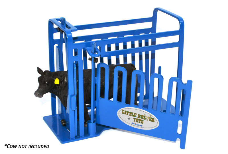 Little Buster Toys 500237 Priefert Cattle Squeeze Chute Blue