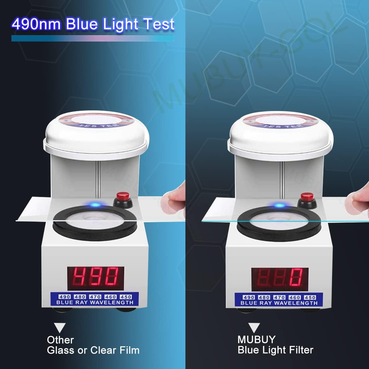 Blue Light Screen Protector 22 inch Monitor (2 Pack) Desktop Monitor 16:10 Widescreen, Reduce Glare Reflection and Eyes Strain, Help Sleep Better (18.66" W x 11.69" H)