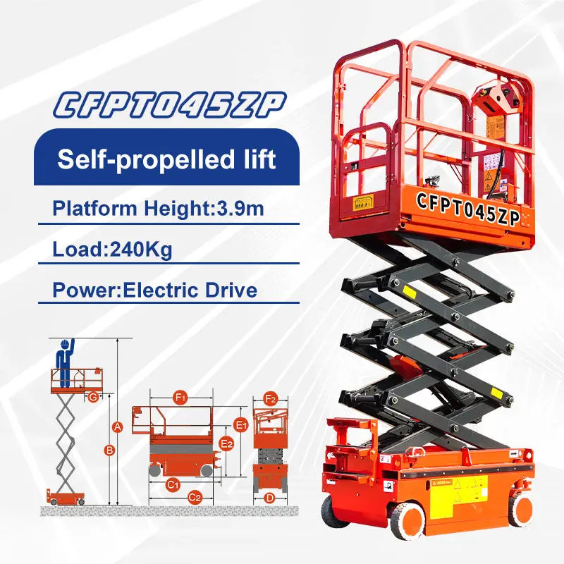 Electric Scaffolding Lift Hydraulic Mobile Scissor Lift