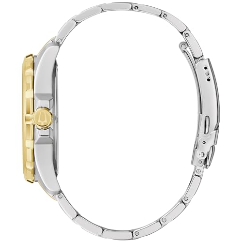 Bulova Men's Marine Star 'Series B' 3-Hand Date Quartz Watch, Luminous Markers, Rotating Dial, 100M Water Resistant, 43mm