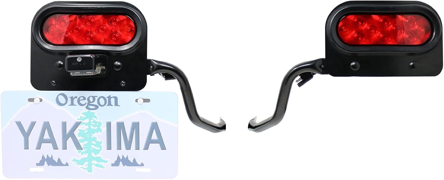 YAKIMA, EXO LitKit, License Plate and Tail Lights Accessory for EXO Hitch Rack System