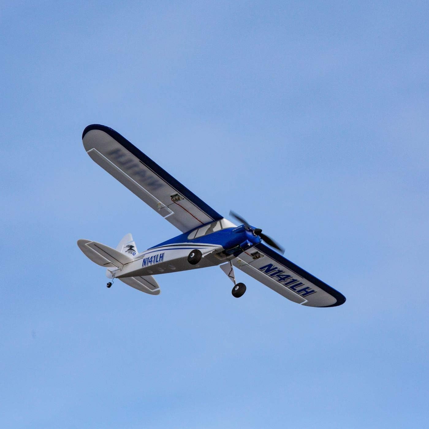 HobbyZone Sport Cub S 2 RC Airplane BNF Basic with Safe (Transmitter, Battery and Charger Not Included), HBZ44500, Blue & White