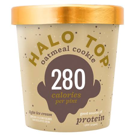 Halo Top Creamery Ice Cream, Multiple Flavors Available, Case of 8 Pints