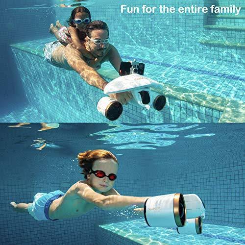 Sublue Whiteshark Mix Underwater Scooter Dual Motors, Action Camera Compatible, Water Sports Swimming Pool Scuba Diving for Kids