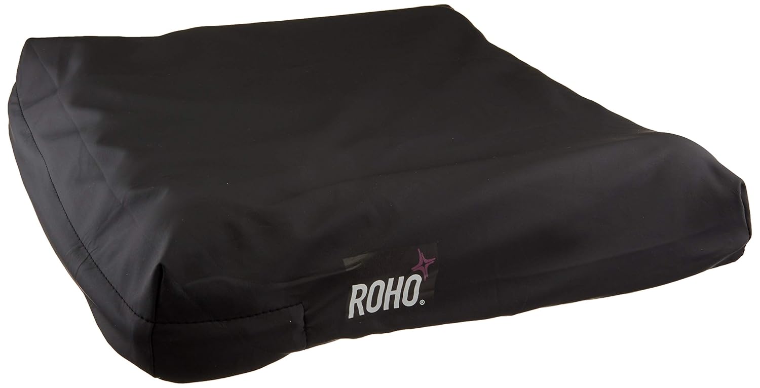 ROHO MOSAIC Cushion, Heavy Duty, Inflatable Seat Cushion for Office Chair, Wheelchair, Cars, Home Living, & Back Pain Support, Adjustable Cushion with Stretchable Cover & Non-Skid Bottom, 18 x 16