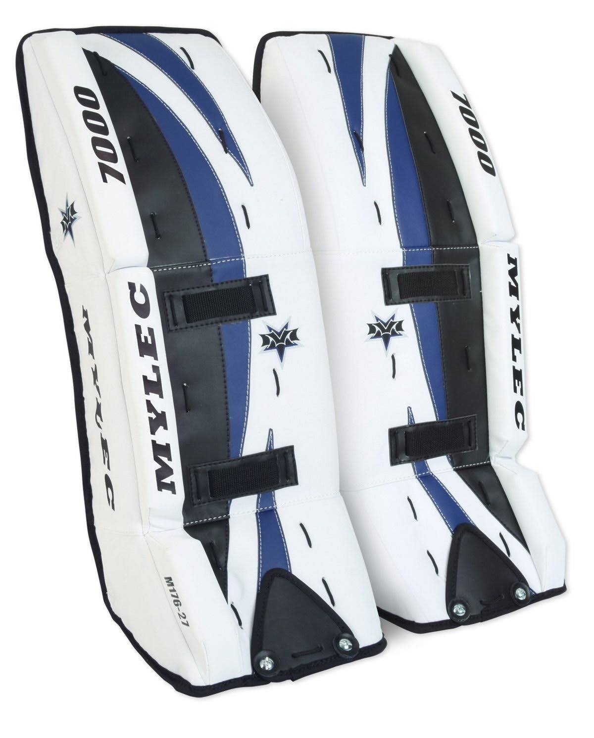 Mylec Ultra-Lite 7000 Goal Pads (White, 32-Inch )