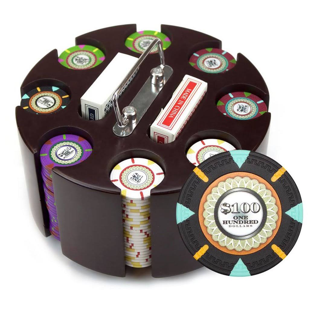 200ct Claysmith Gaming &The Mint& Chip Set in Carousel