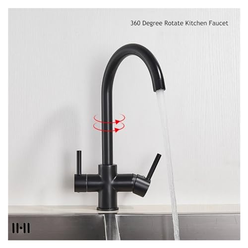 Purified Water Kitchen Faucet 360 Degree Rotate Hot Cold Mixer Bathroom Taps Dual Handle Kitchen Faucet Drinking Water Tap,Faucet for Kitchen