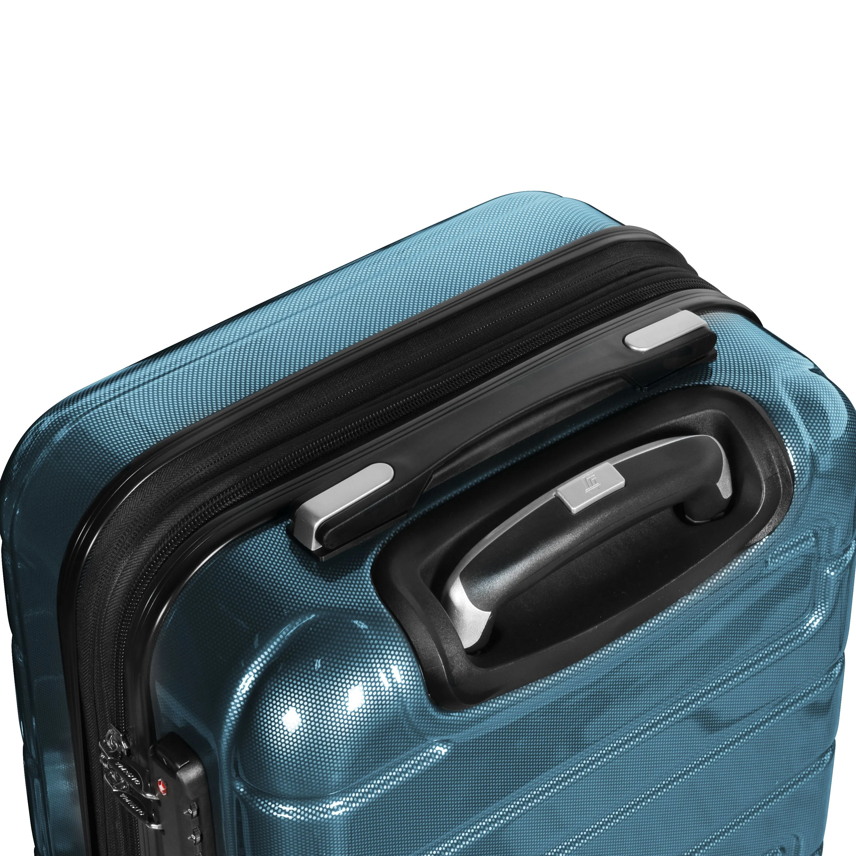 Olympia U.S.A. Nema Expandable Hardside Spinner Luggage Set w/TSA Lock, Teal