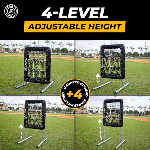 ALAGPRO® The Original 9 Hole Pitching Net with Strike Zone Pocket | Pitching Target for Baseball & Softball Pitchers