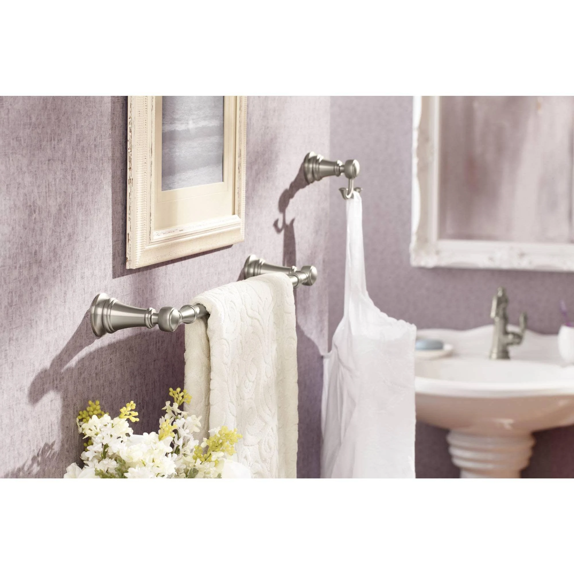 Moen S42107 Weymouth Single Handle Single Hole Bathroom Faucet - Matte Black