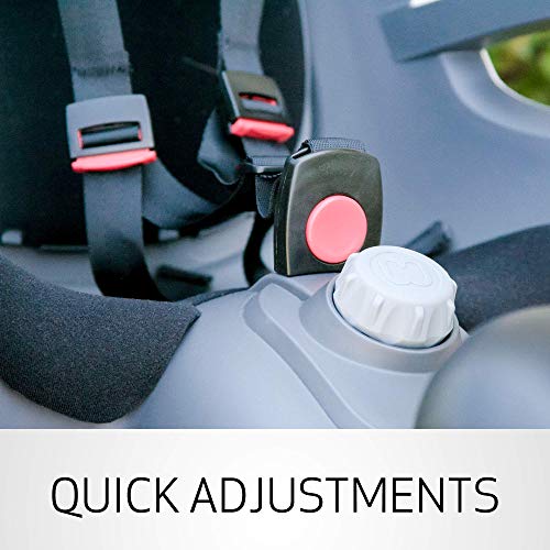 Hamax Caress Rear Child Bike Seat - Rack Mount, Ultra-Shock Absorbing, Adjustable to Fit Kids (Baby Through Toddler) 9 mo - 48.5 lb.
