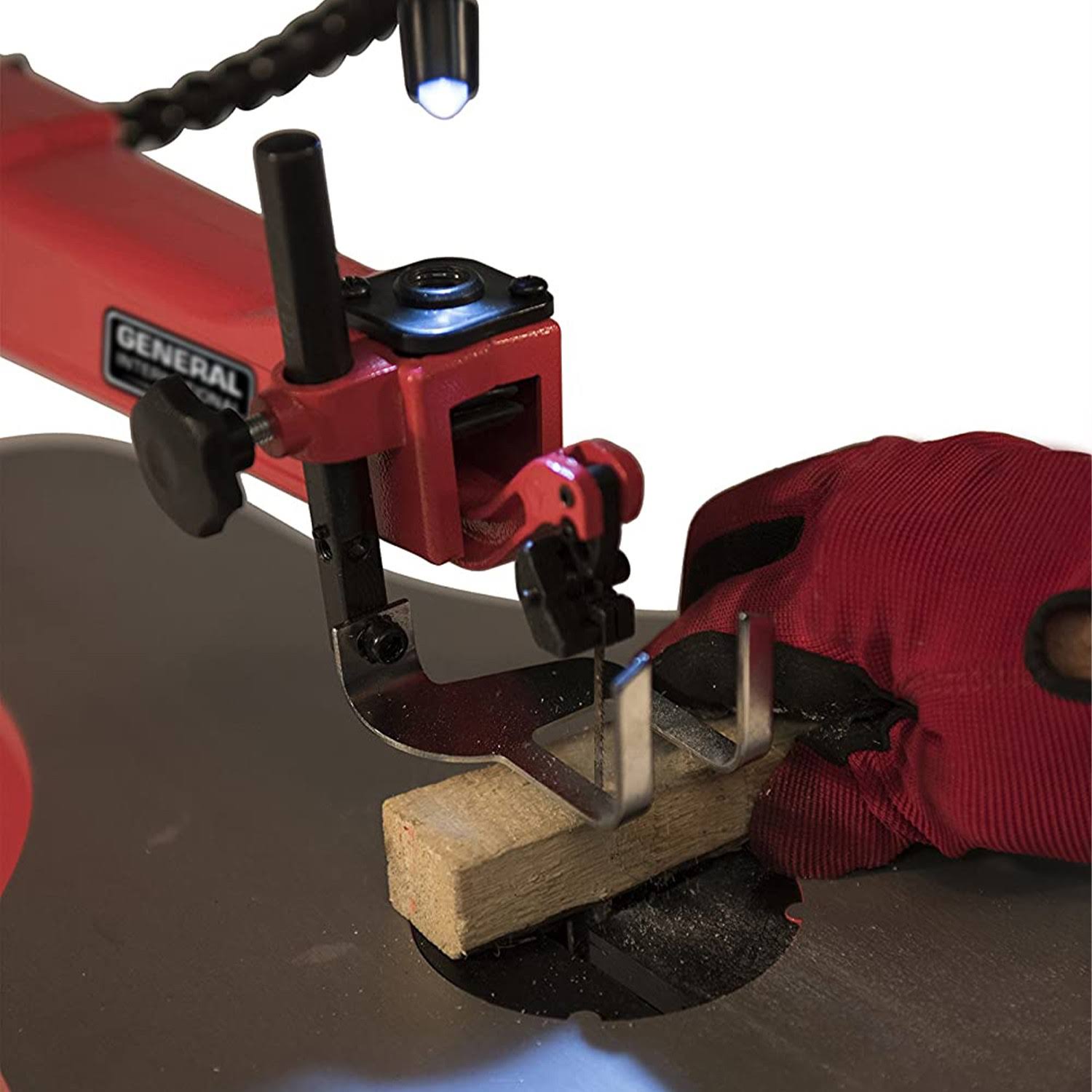 General International 16 in. 1.2a Variable Speed Scroll Saw with LED Light- BT8007