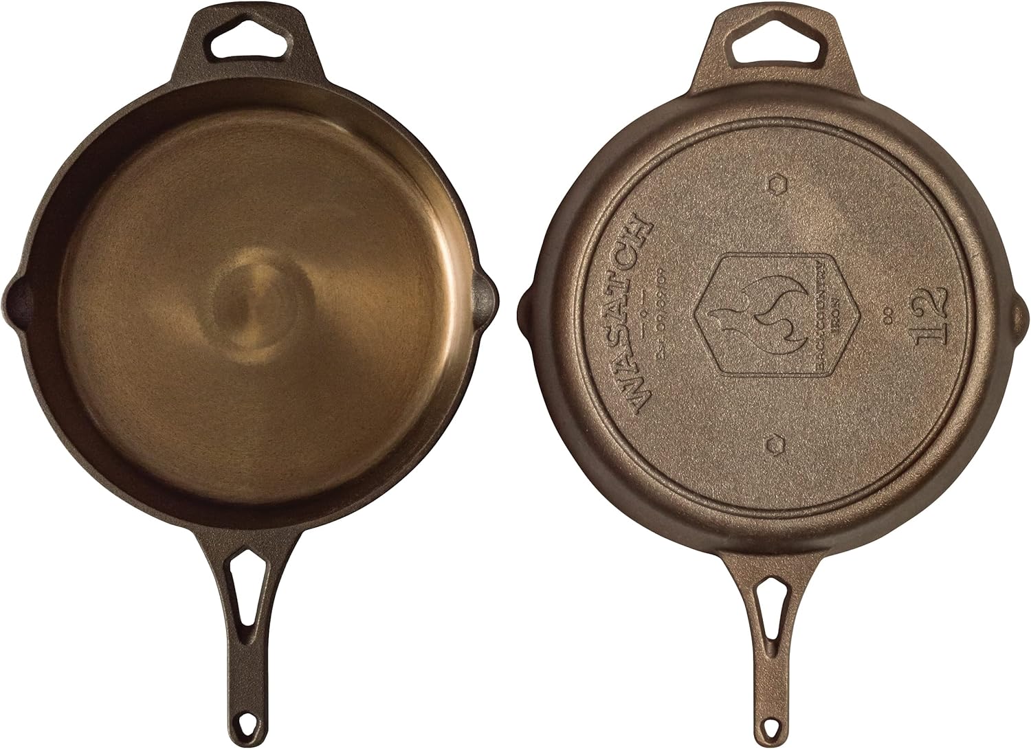 Backcountry Iron Round Wasatch Smooth Cast Iron Skillet (10 Inch)