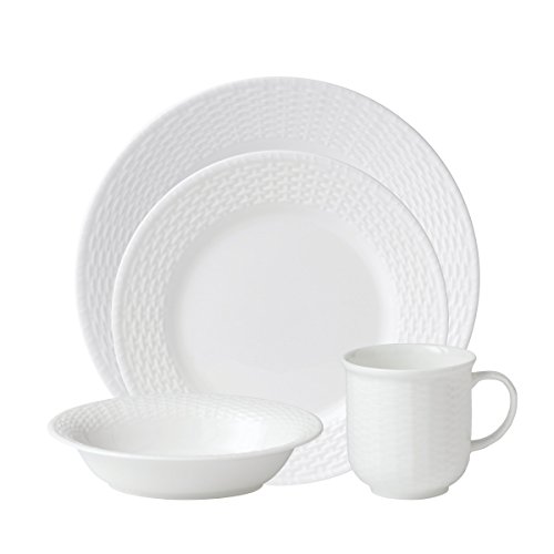 Wedgwood Nantucket Basket 4-Piece Place Setting, White