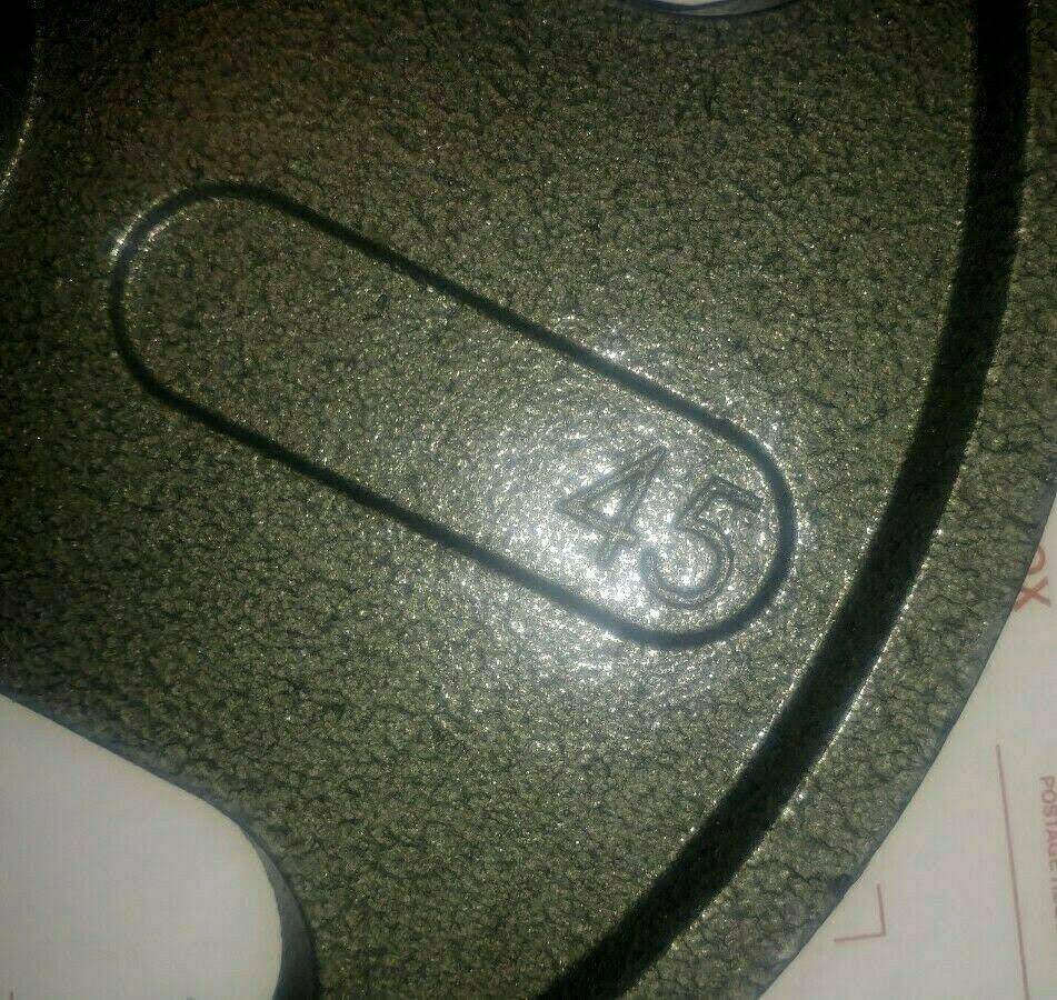 Weider HOPH-1 45 lb. Olympic Weight - Hammertone
