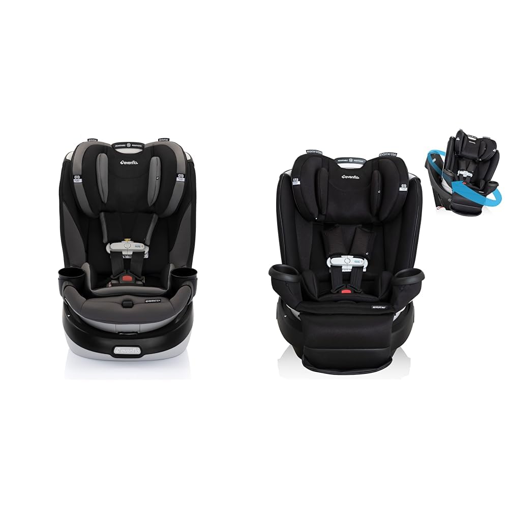 Revolve360 Slim 2-in-1 Rotational Car Seat with SensorSafe & Evenflo Gold Revolve360 Extend All-in-One Rotational Car Seat with SensorSafe