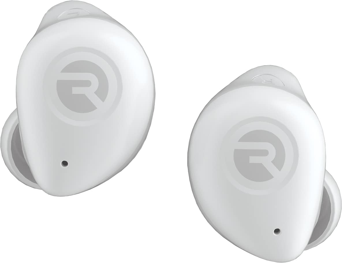Raycon The Fitness Earbuds True Wireless Bluetooth with Built in Mic 54 Hours of Battery IPX7 Waterproof and Charging Case with Talk, Text, and Play Bluetooth 5.0 Portable Sport (Carbon Black)
