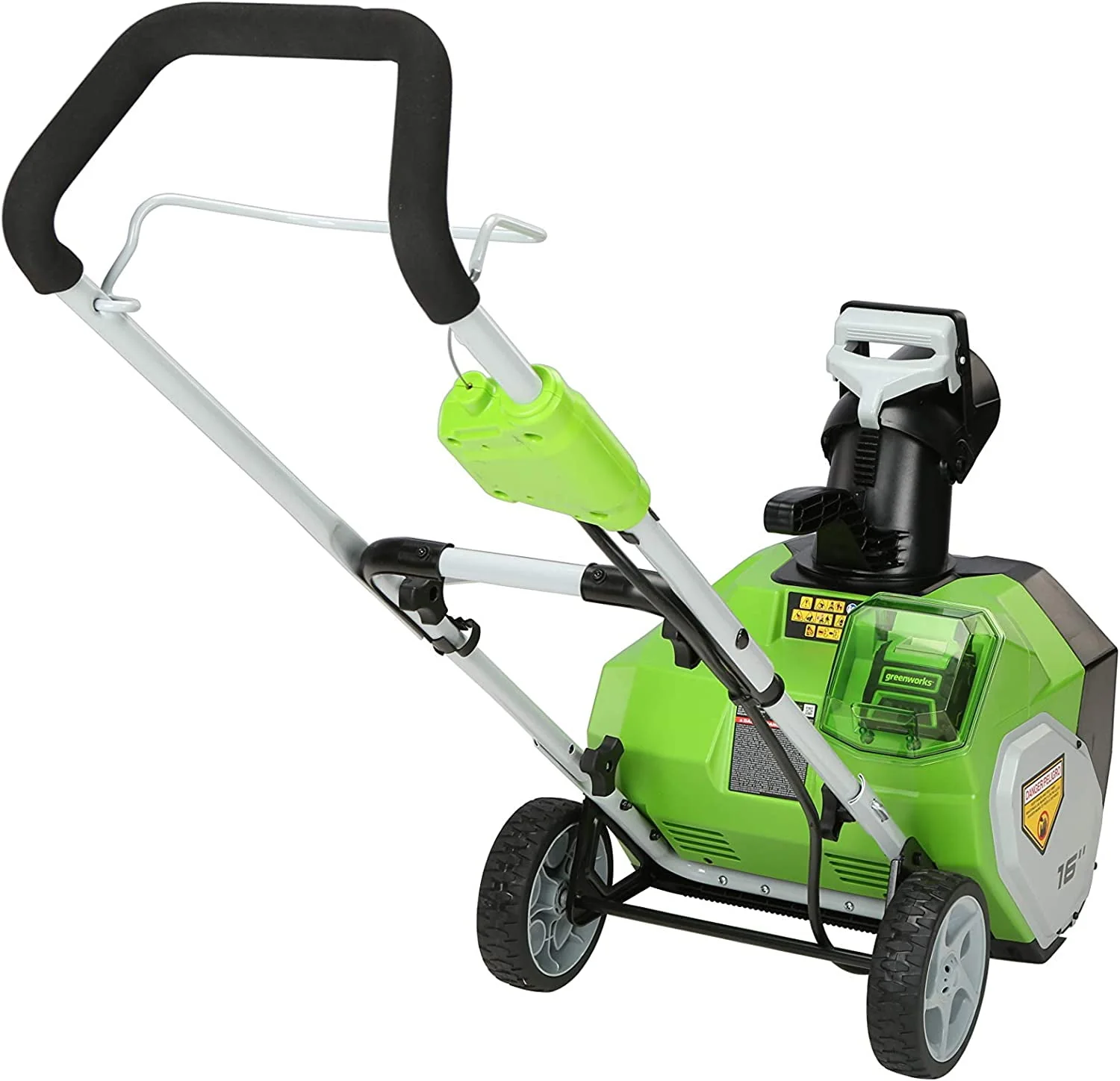 Greenworks 40V 16 Cordless Snow Thrower with 5Ah USB Battery and Charger